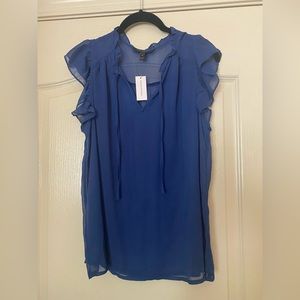 Blue sheer blouse - Banana Republic, NWT